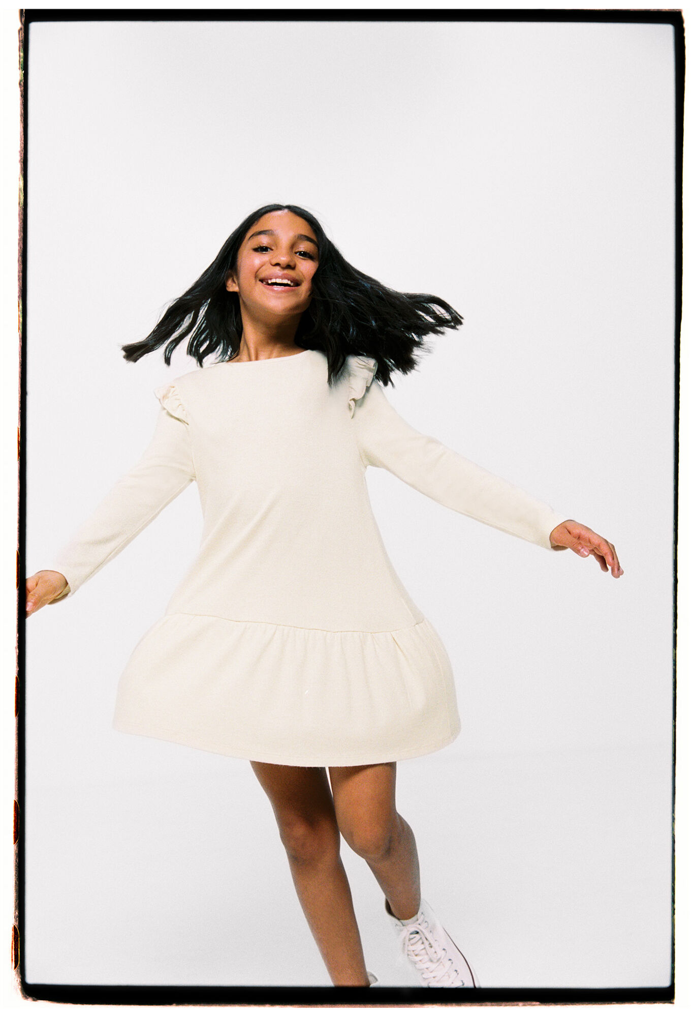 vestido de algodão para menina