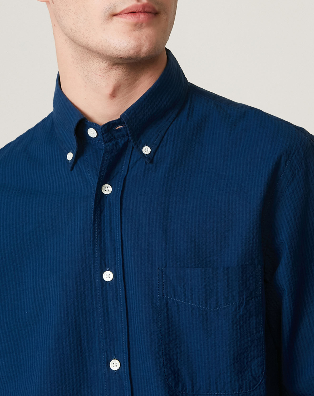 Hartford Chemise regular Pitt bleue