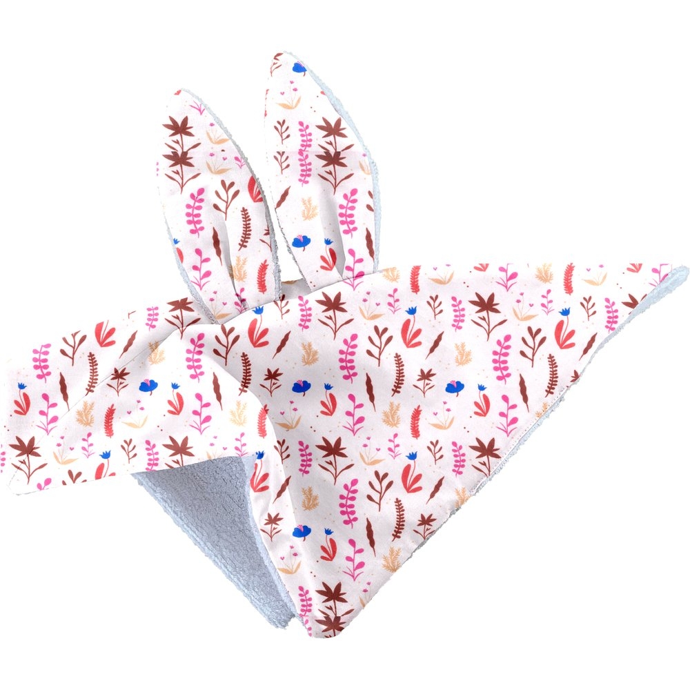 Doudou Lapin Herbier Rose