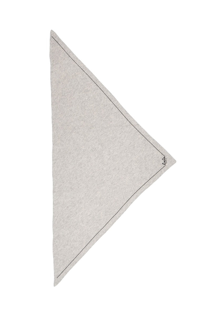 Lala Berlin  Triangle Solid Logo tørklæde, M - Flanella