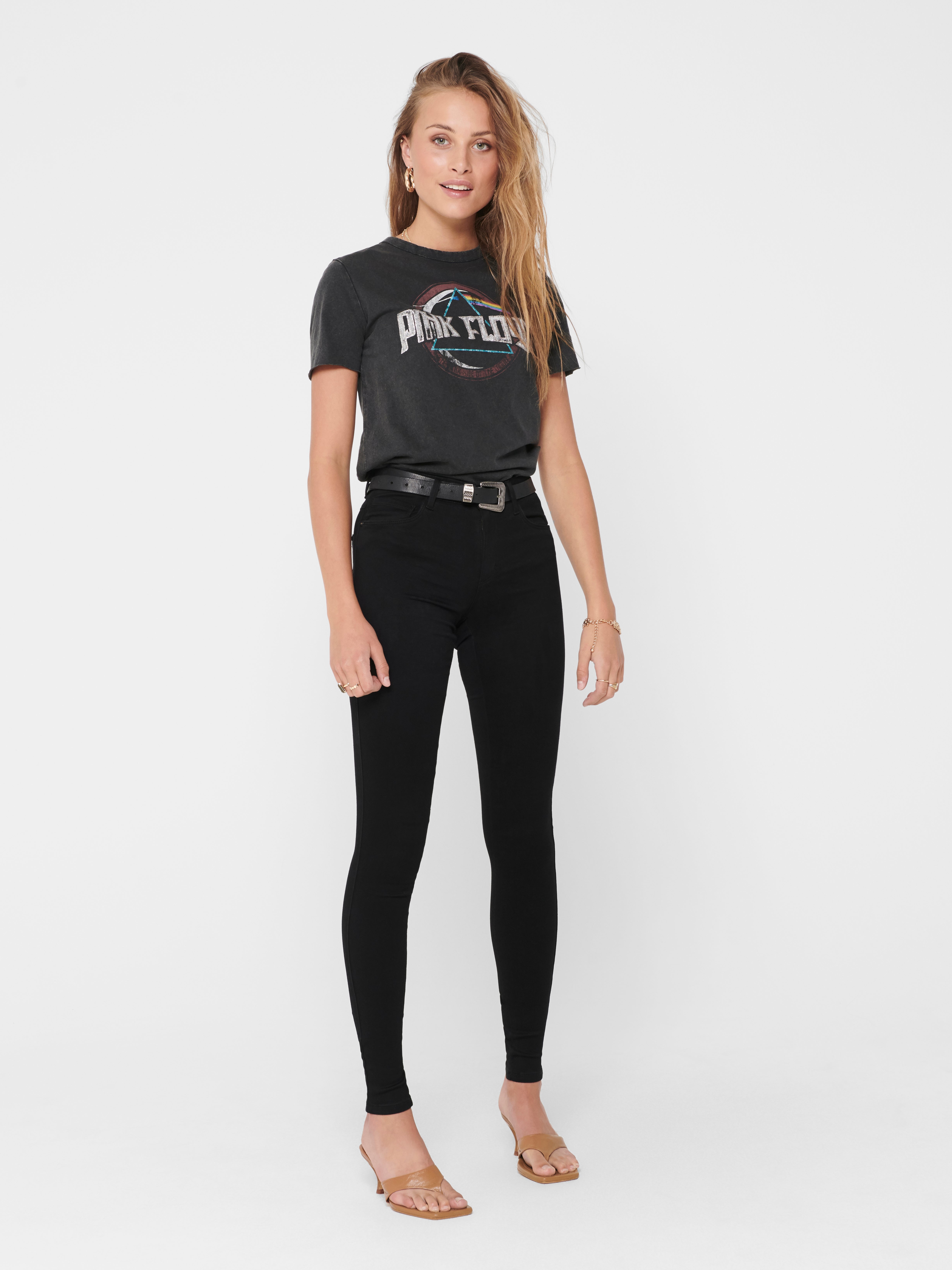 ONLROYAL Mittlere Taille Skinny Fit Jeans Black