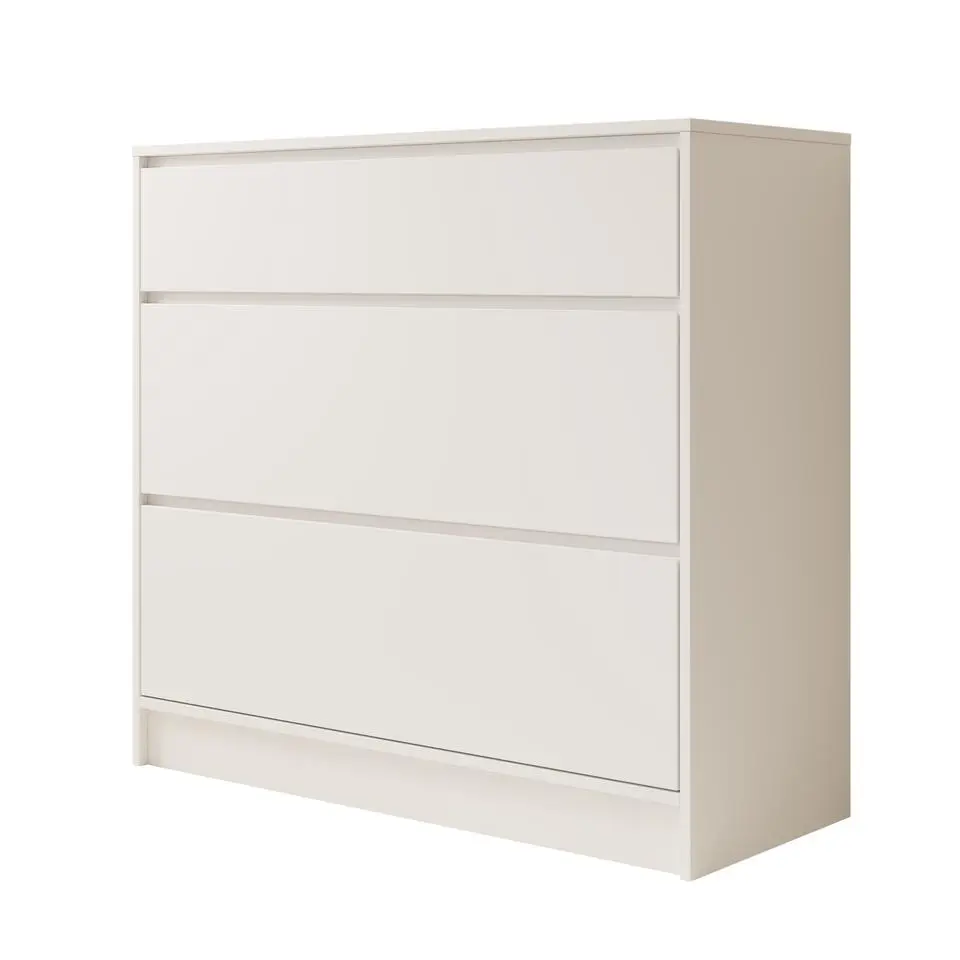 Meubella - Ladekast Brett - Wit - 99 cm