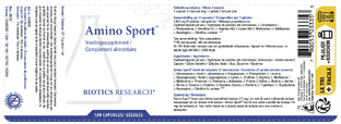 Biotics Amino Sport Capsules 180CP