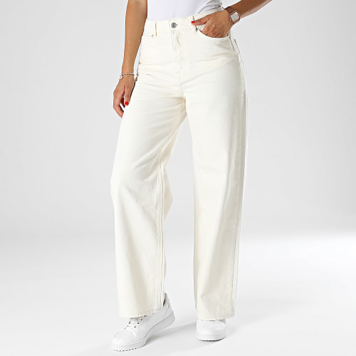 Jean Ample Femme JJXX Tokyo Beige Clair