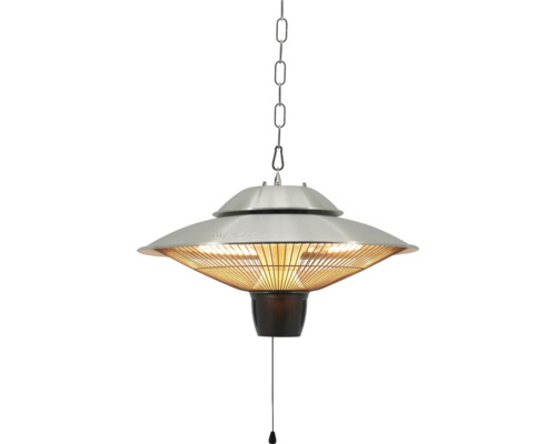 Calienta plafondspot voor op het terras Ø 42 cm 1500 watt met trekschakelaar en 50 cm plafondketting
