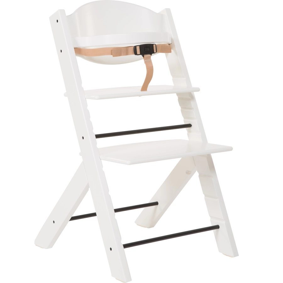 Treppy® Hochstuhl weiß + Gratis Sitzkissen Stars