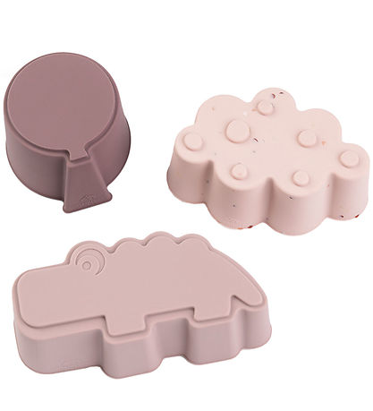 Done by Deer Silikonformen - 3er-Pack - Happy Clouds - Powder