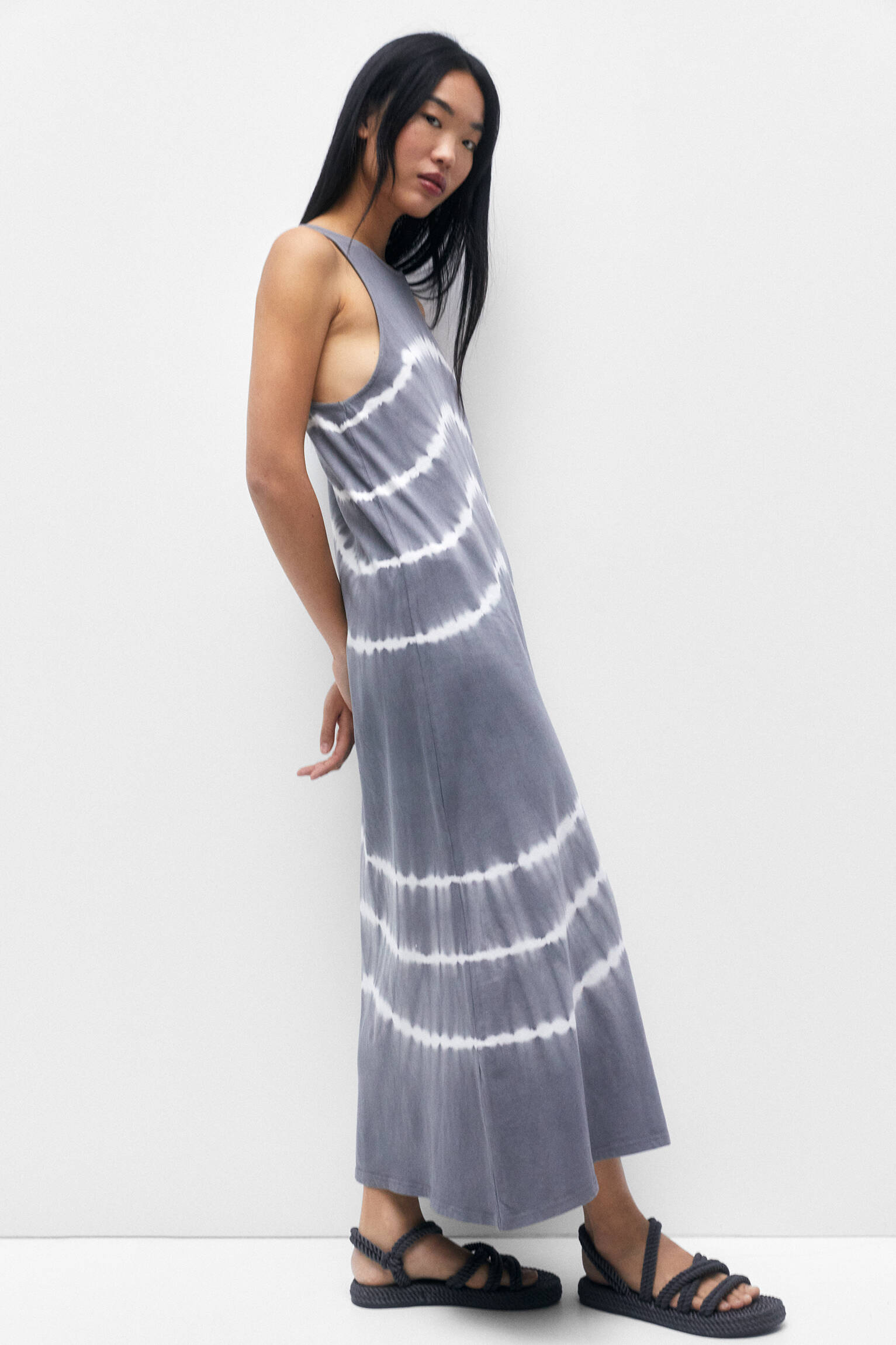 VESTIDO MIDI TIE-DYE - 0-012