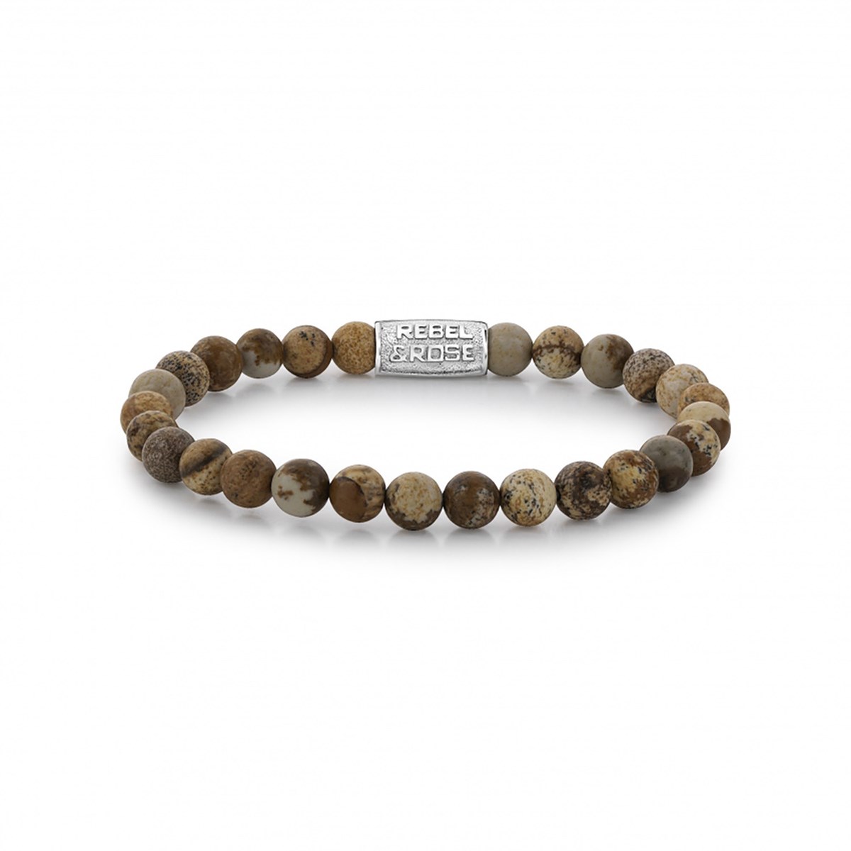 Bracelet Rebel et Rose Woodstock 6mm
