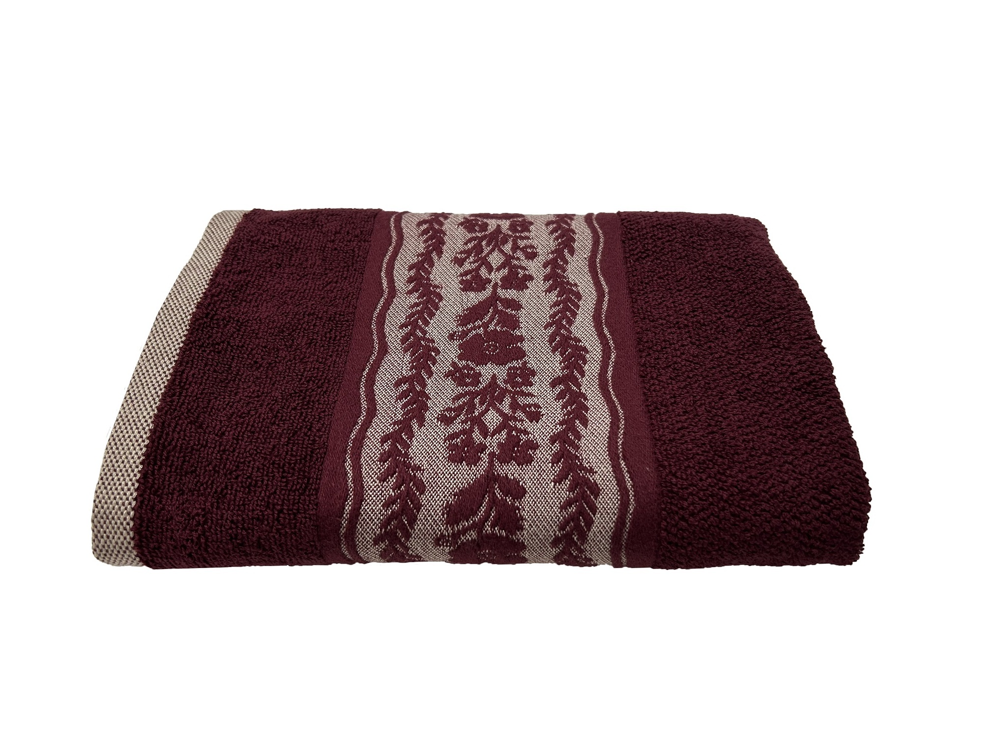 TOALHA DE MÃOS 500G BORDEAUX 50X100CM