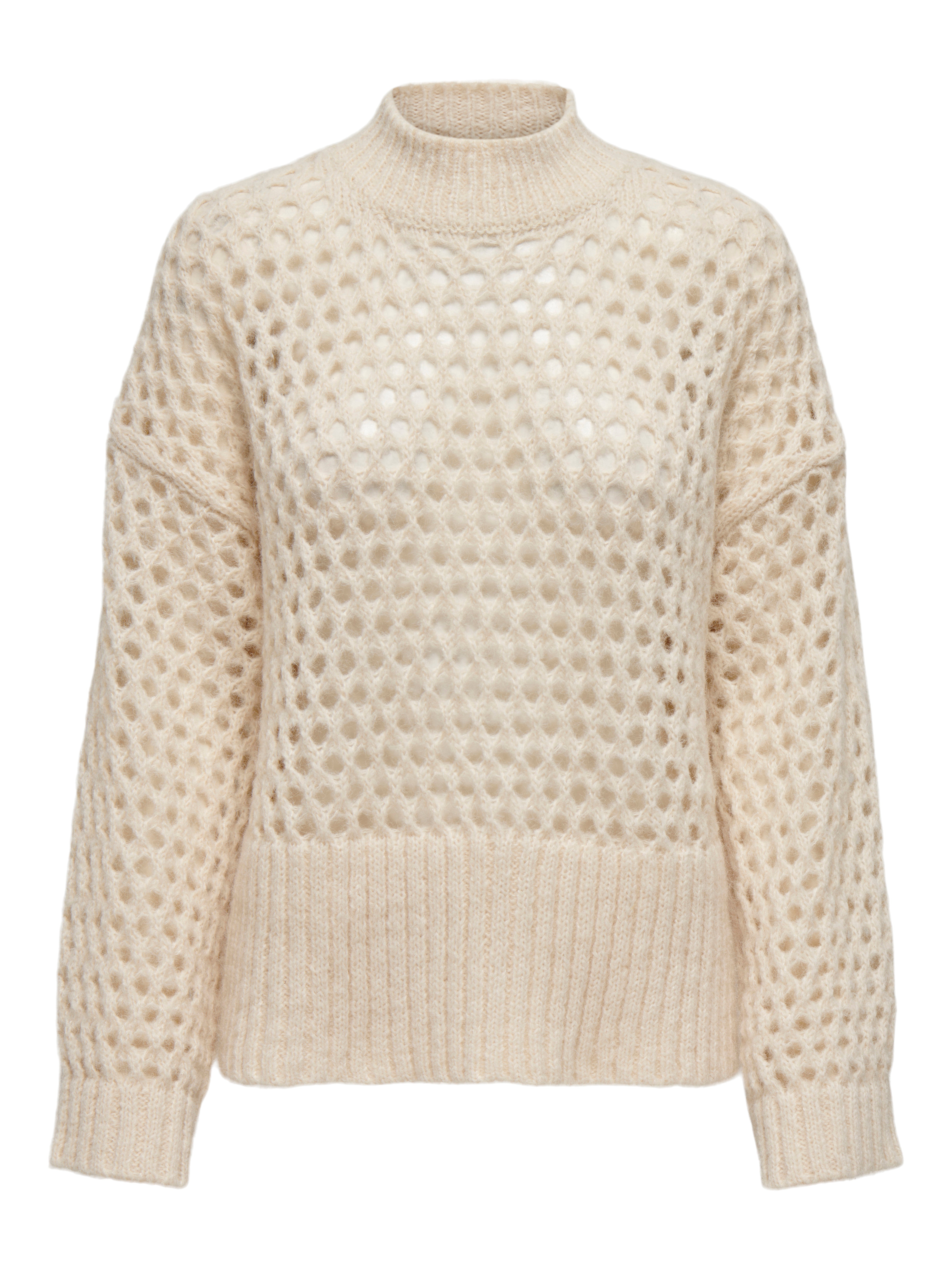 ONLBILLIE Strickpullover Whitecap Gray