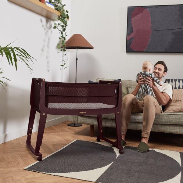 SnuzPod Studio Co-sleeper - London Navy