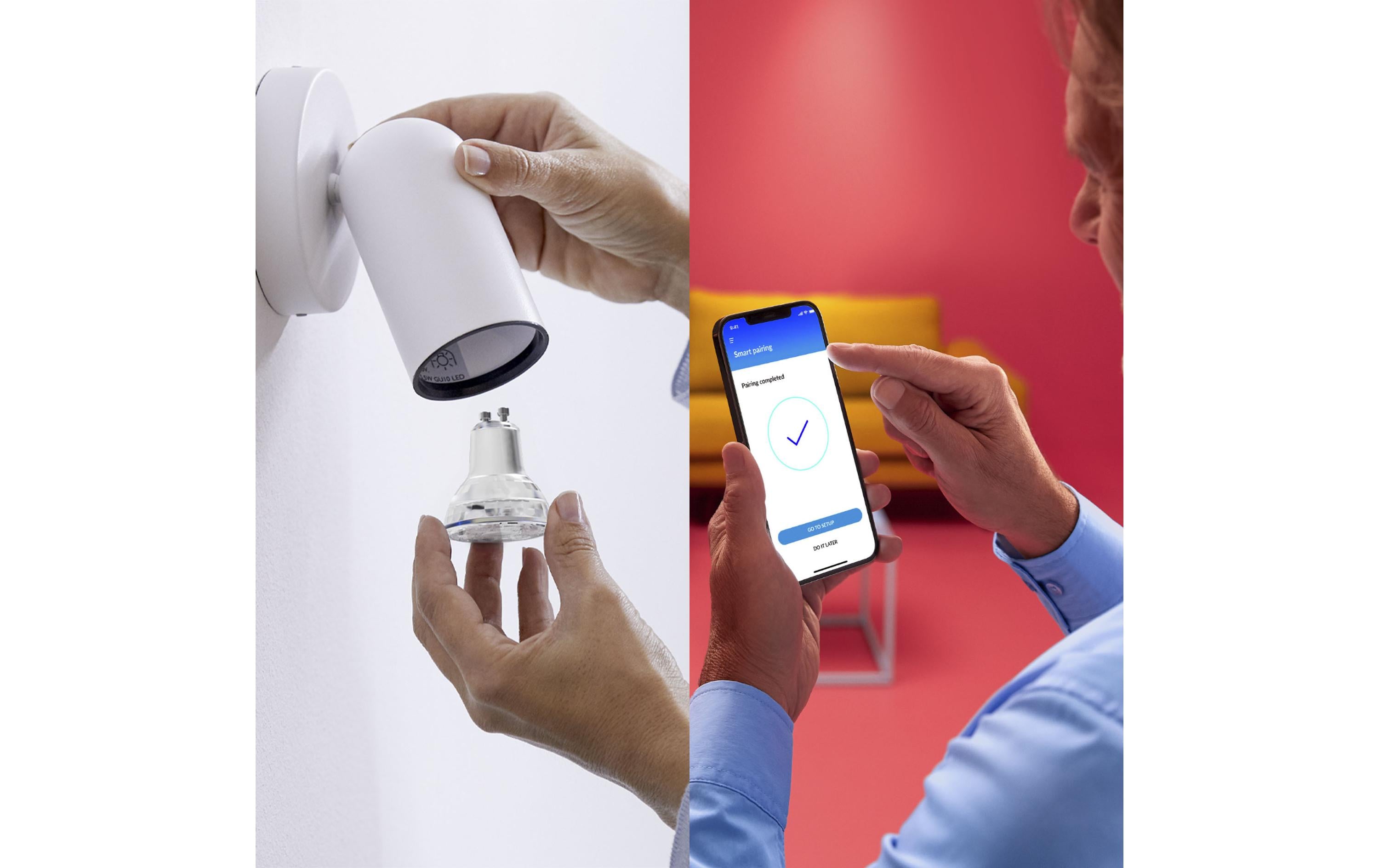 Leuchtmittel 4.9W (50W) GU10 MR16 Tunable White&ColorSmartes Leuchtmittel, steuerbar über Matter, WLAN