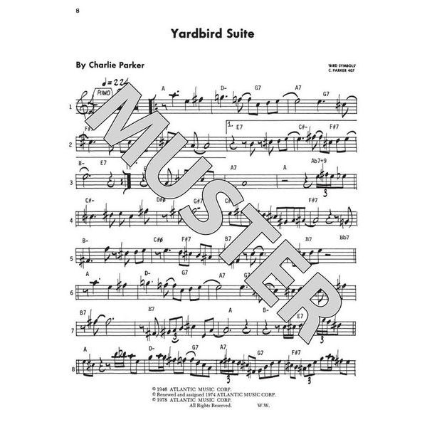 Atlantic Music Charlie Parker Omnibook Eb