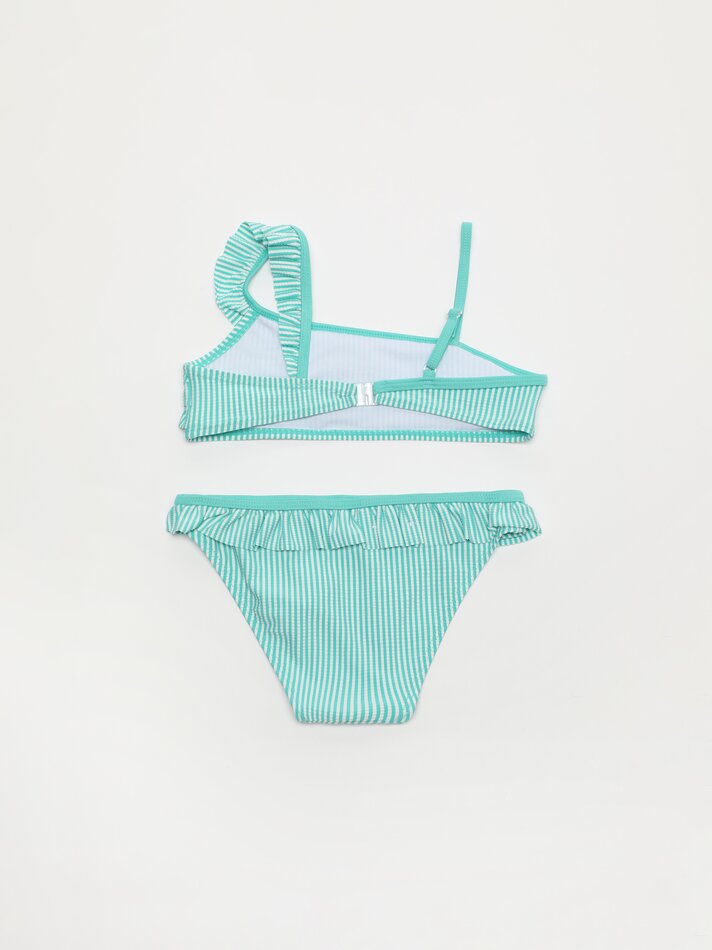 Conjunto de 2 peças e elástico de cabelo - Turquesa