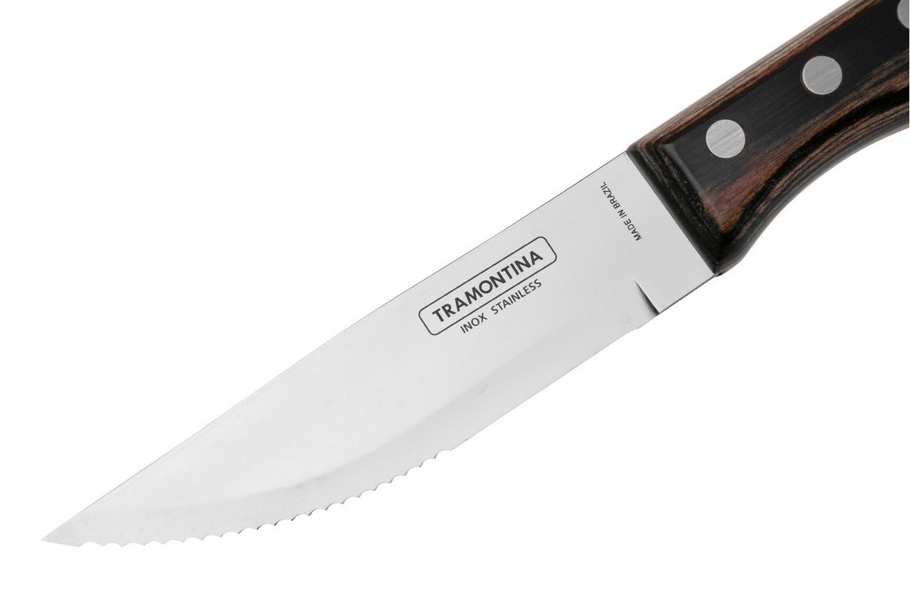 Tramontina Churrasco 6-delige steakmessenset Jumbo, bruin