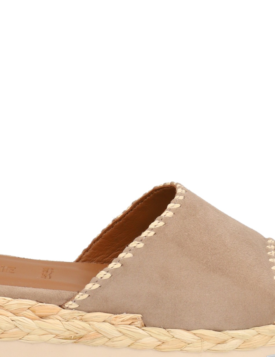 Nubukleder Pantoffel
