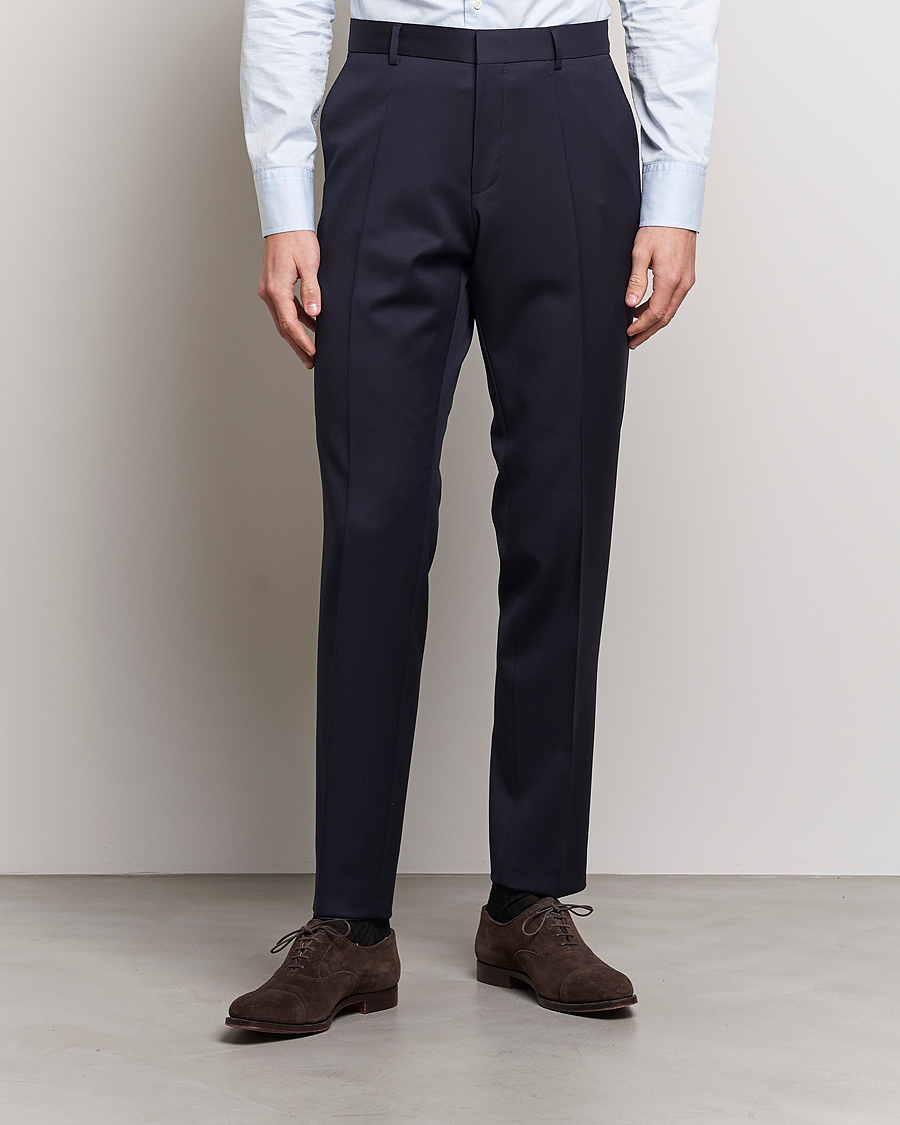 BOSS BLACK Huge Wool Suit Dark Blue