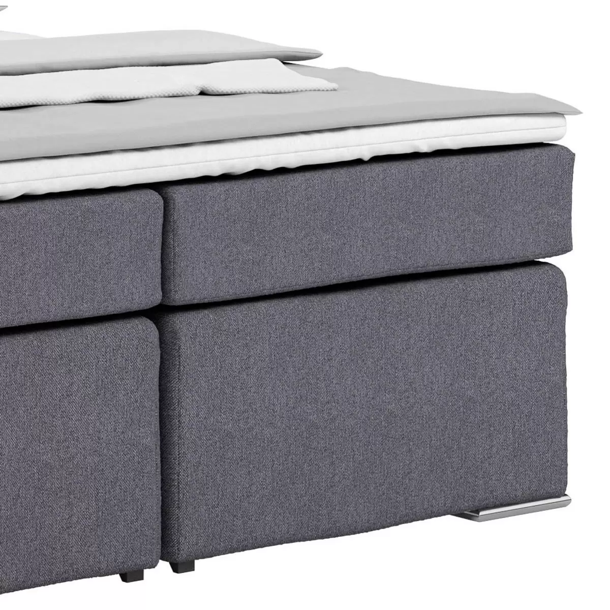 Boxspringbett Nero 160 x 200 Dunkelgrau