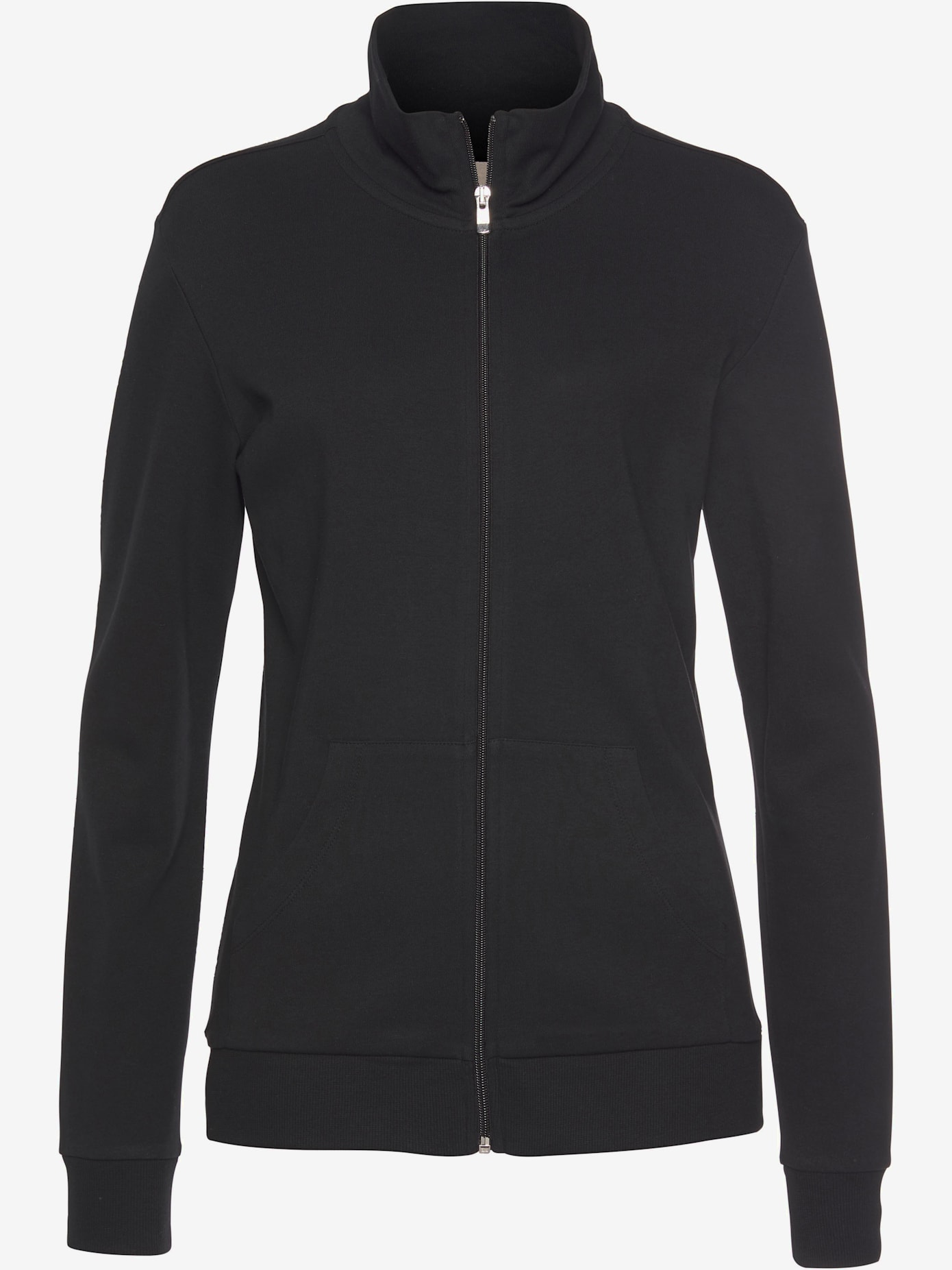 Veste sweat à col montant