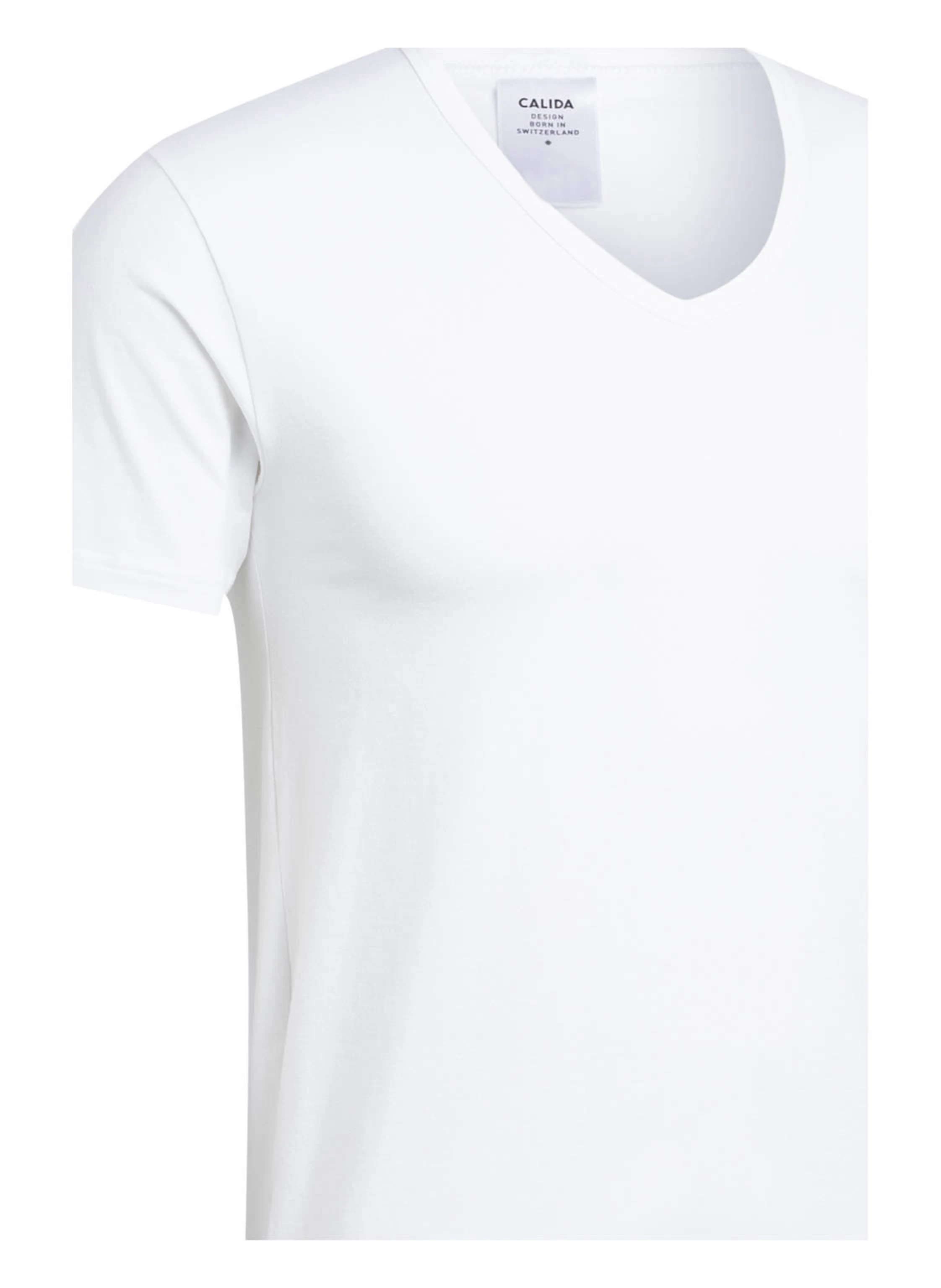 CALIDA 2er-Pack V-Shirts NATURAL BENEFIT