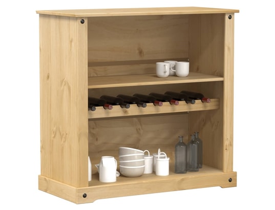 VIDAXL - Armoire à vin corona 107,5x51x105,5 cm bois de pin massif