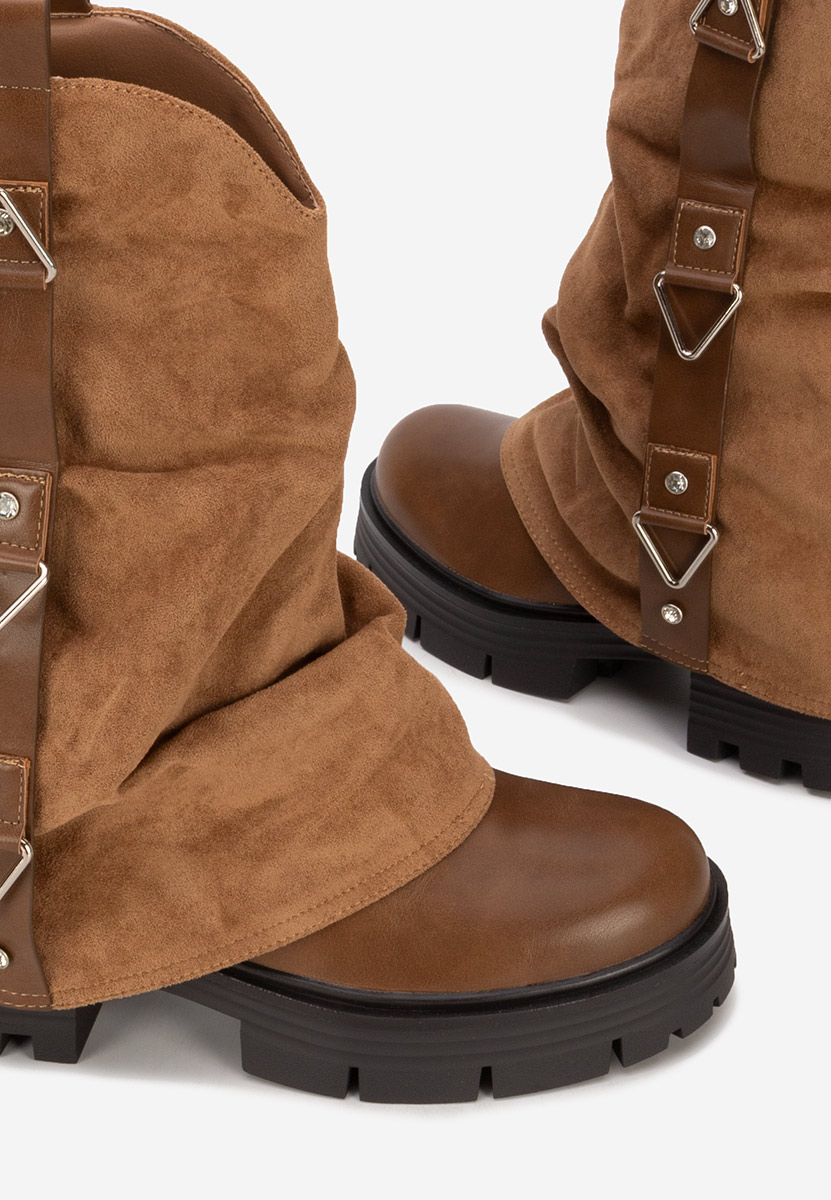 Bottes femme kaki Velira