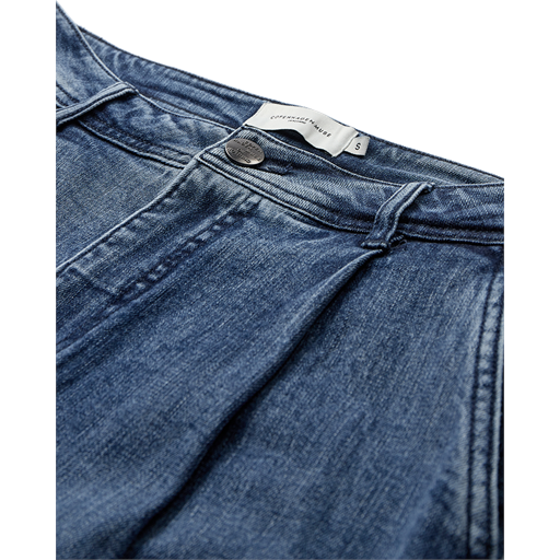 Copenhagen Muse Jean Wide Bukser, Denim Blue, XL