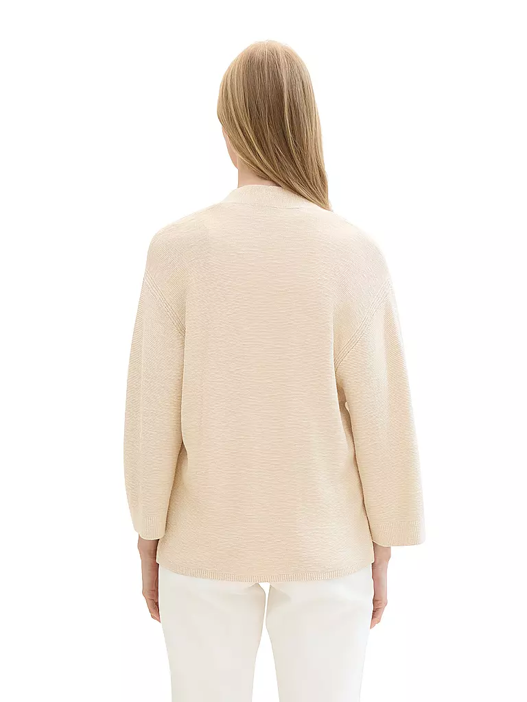 TOM TAILOR Strickjacke  beige