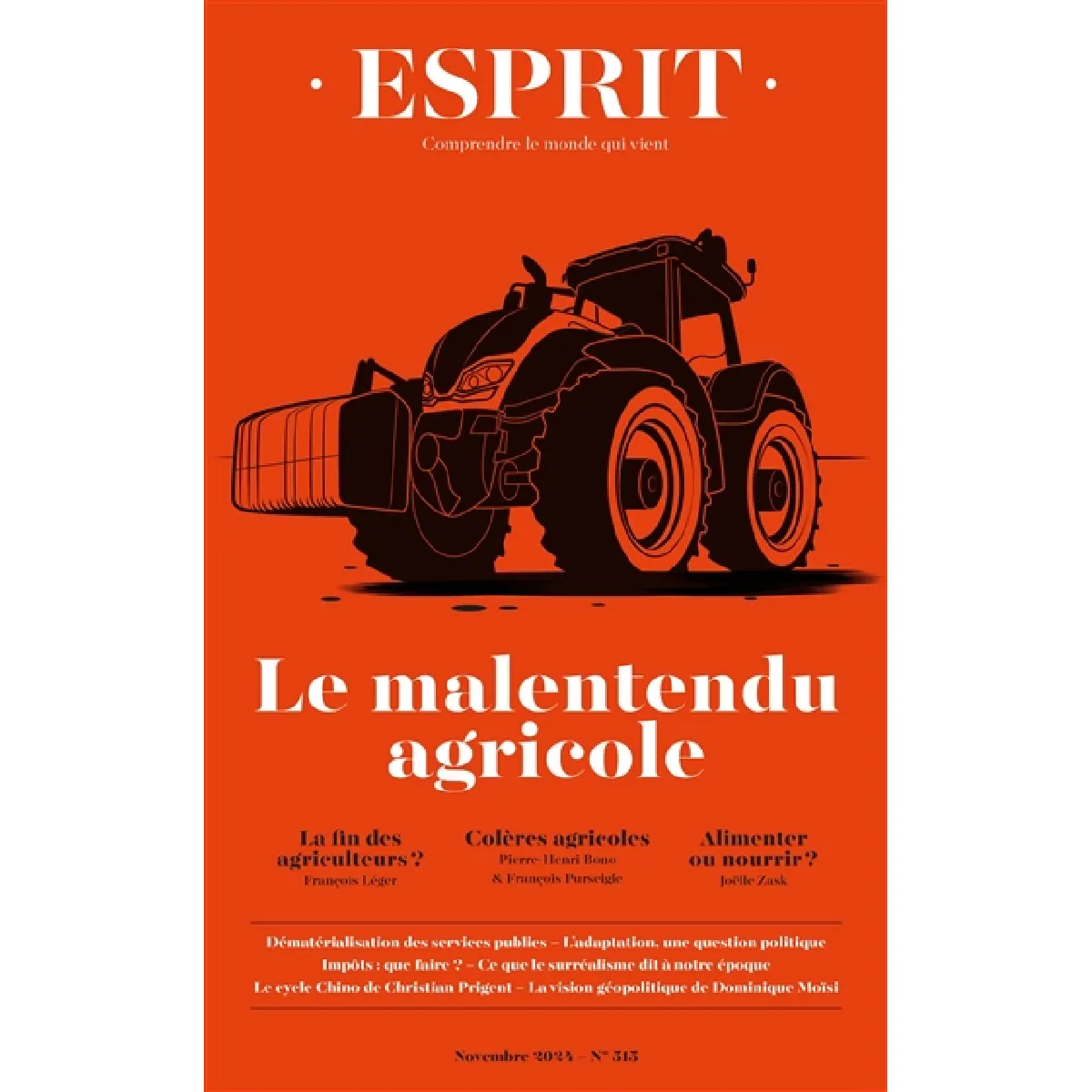 Esprit, n° 515. Le malentendu agricole · Occasion