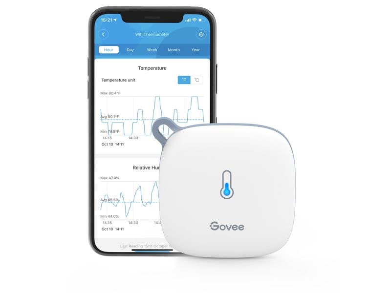 Govee Wetterstation WiFi Thermometer/Hygrometer Smarte Wi-Fi Wetterstation