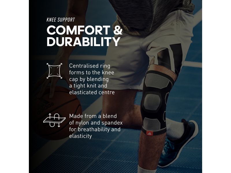 adidas Knee Support XL, 52 cm - 62 cm Kniestütze