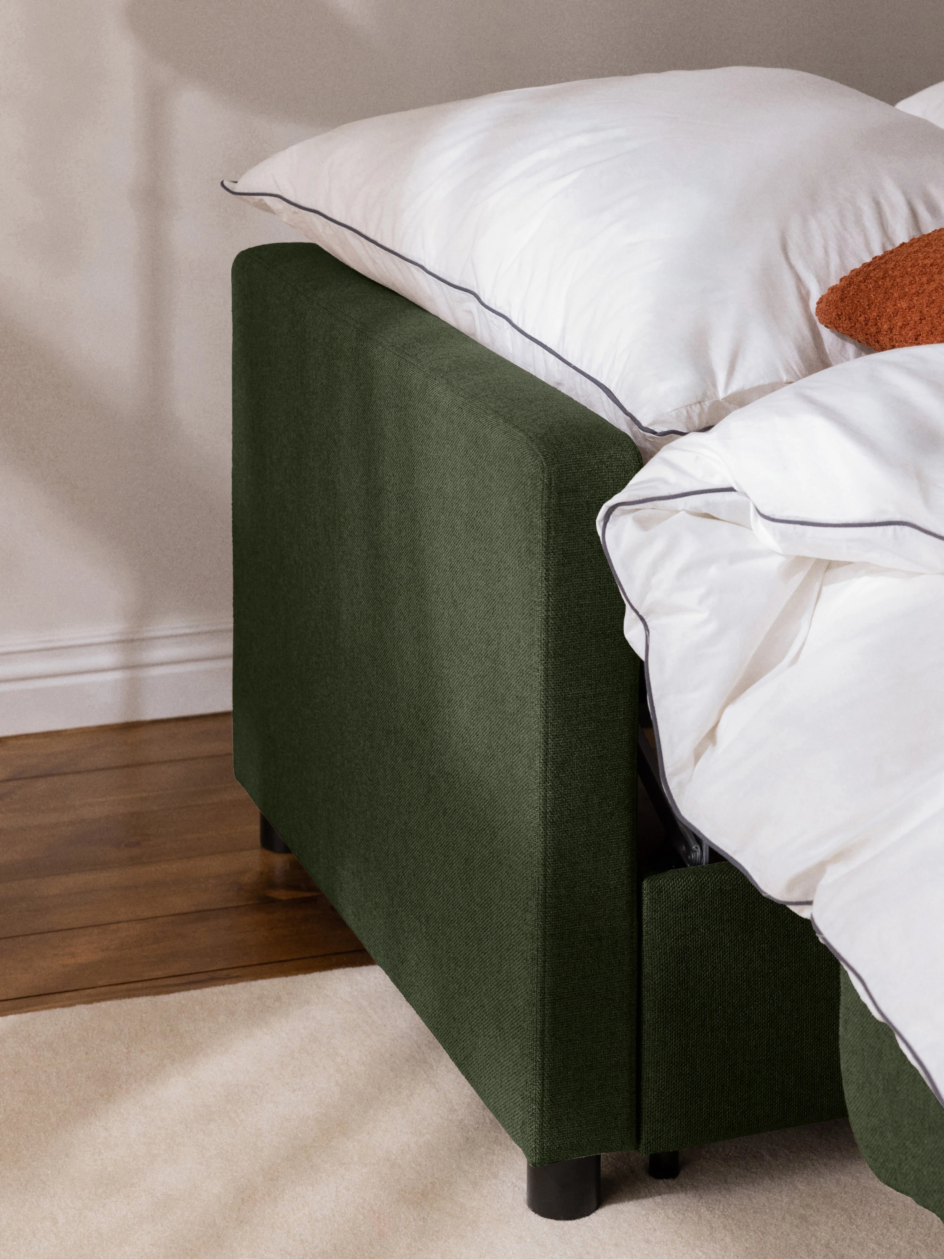 Slaapbank Morgan met matras (2-zits)