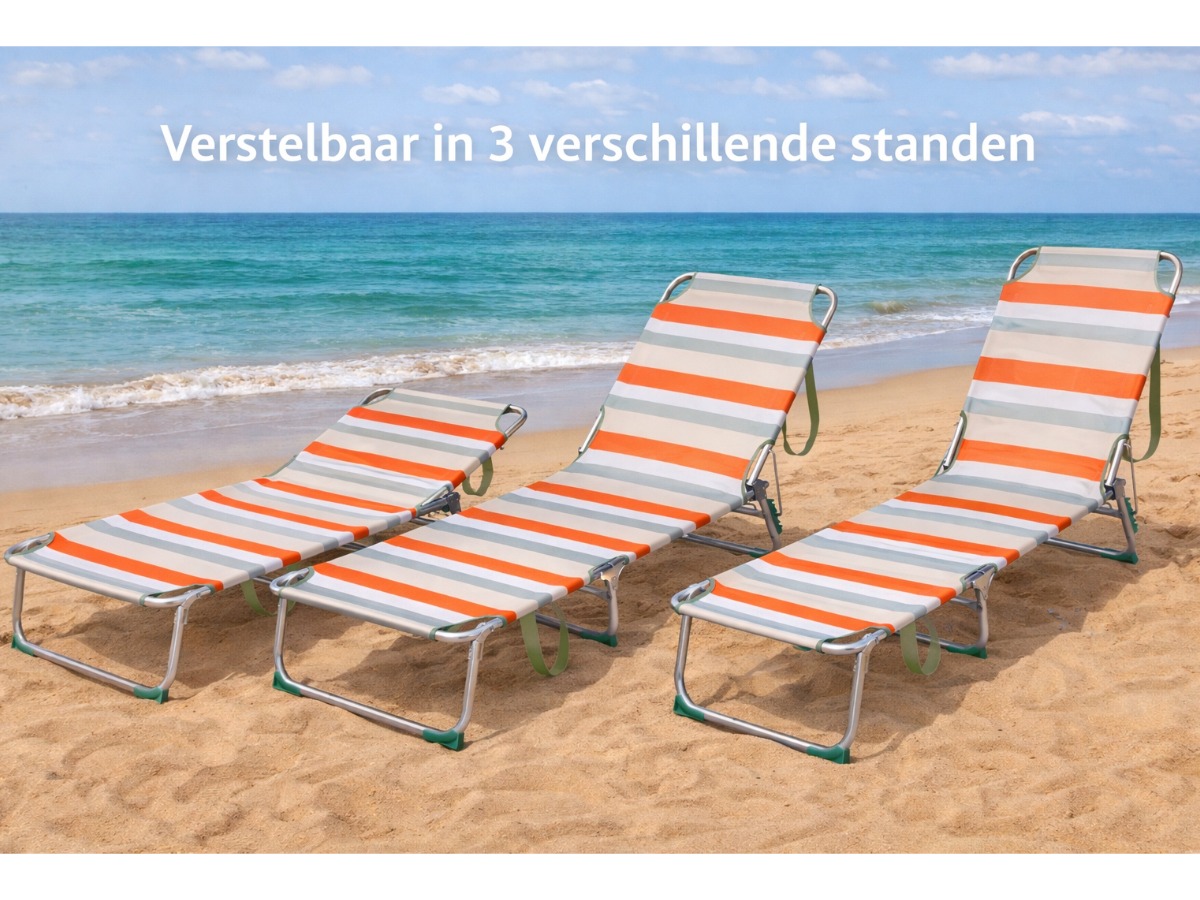 HEM aluminium opvouwbaar ligbed - Orange