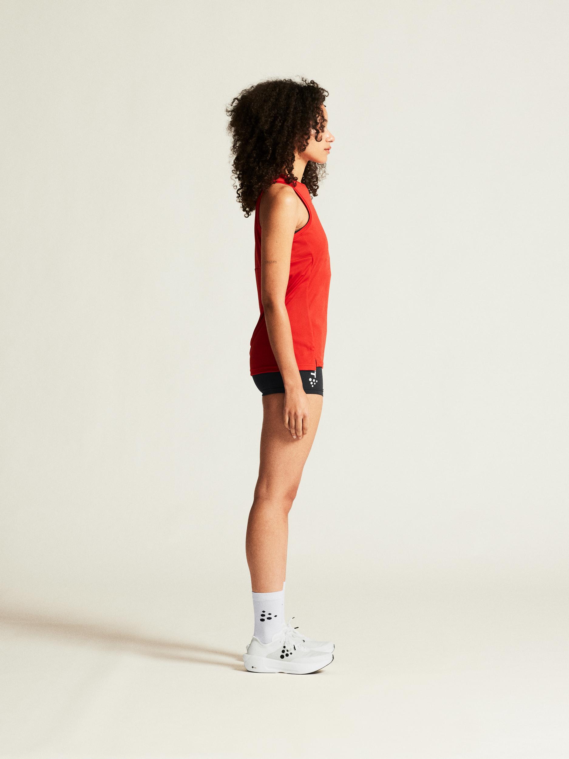 Craft Rush 2.0 Singlet Womens Bright Red