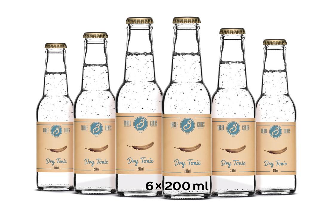 Soft-Drinks Dry Tonic 6 x 0.2 lErfrischungsgetränk mit Tonicgeschmack