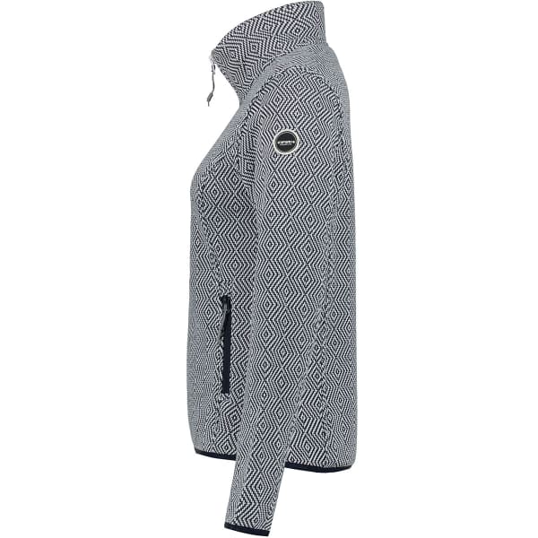 Veste polaire randonnée ICEPEAK AIKES MIDLAYER JACKET W BLEU FONCE