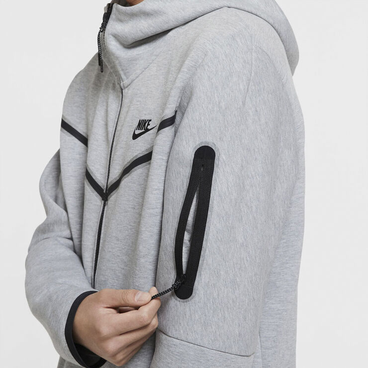 Nike Sportswear Tech Fleece Haettetroje Grå