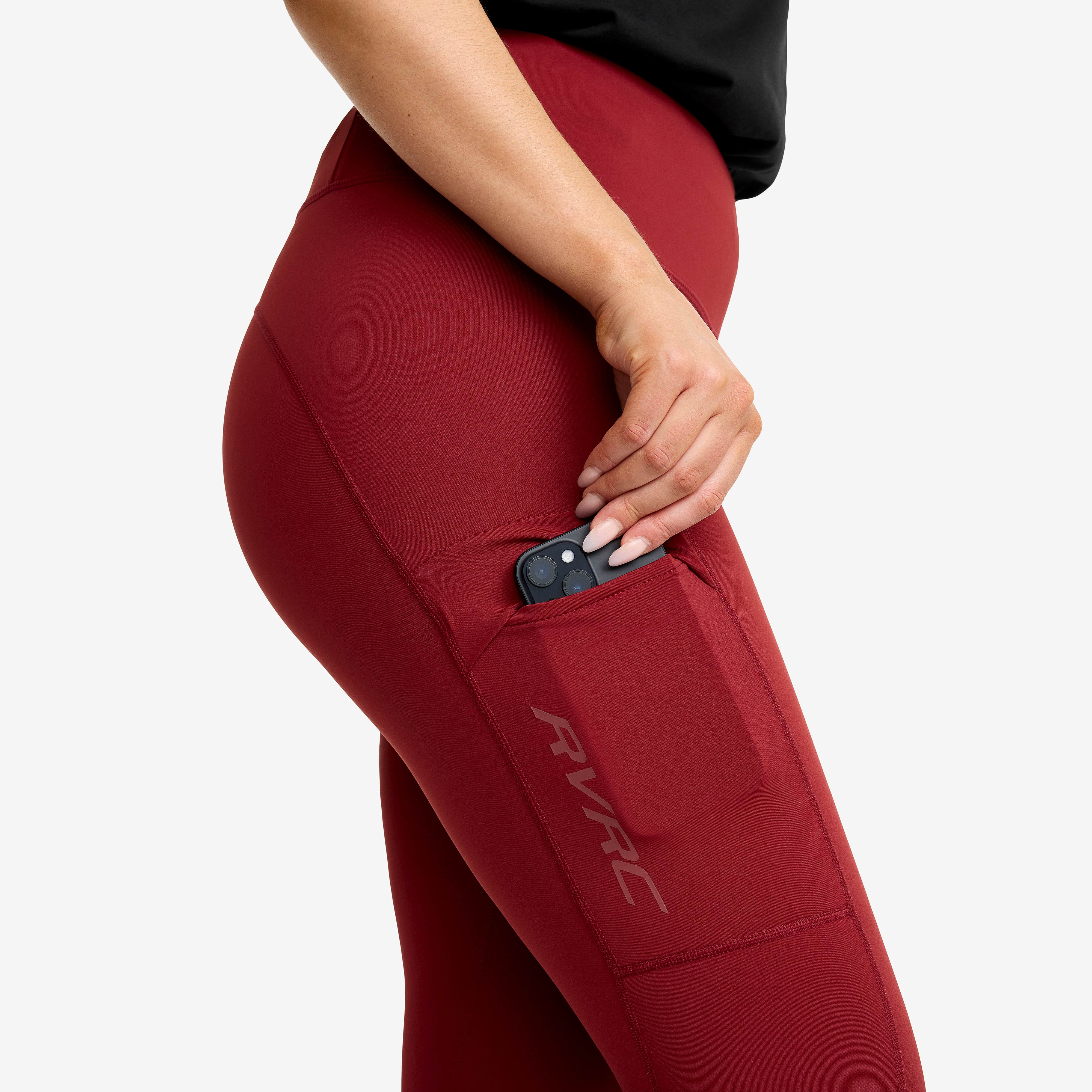 Energy Highwaist Tights Dame Pomegranate