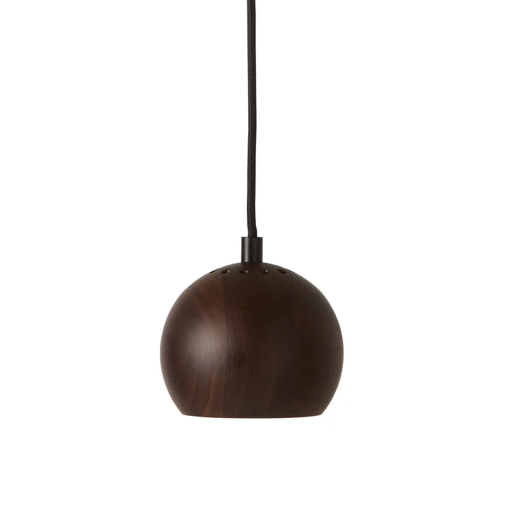 Frandsen - Ball Pendelleuchte, Ø 12 cm, Walnuss natur