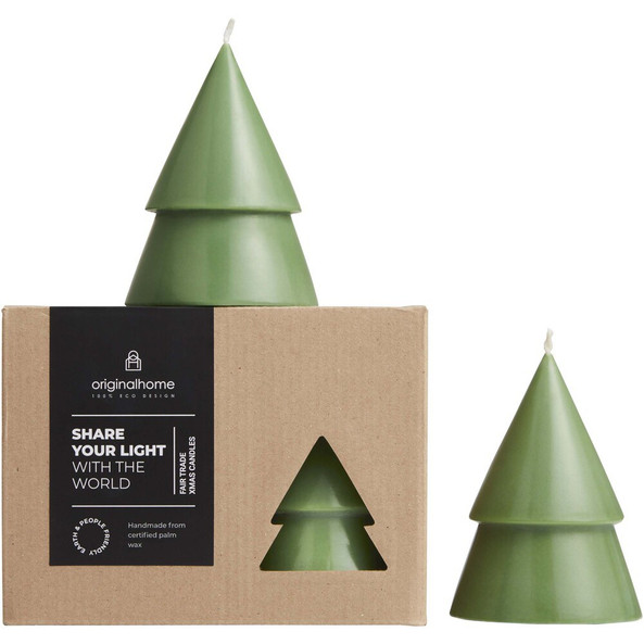 Originalhome 126324 - Bougie Arbre de Noël Naturelle Moyenne