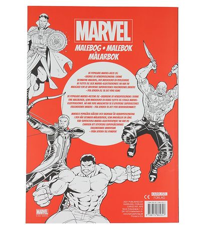 Karrusel Forlag Malebog - Marvel