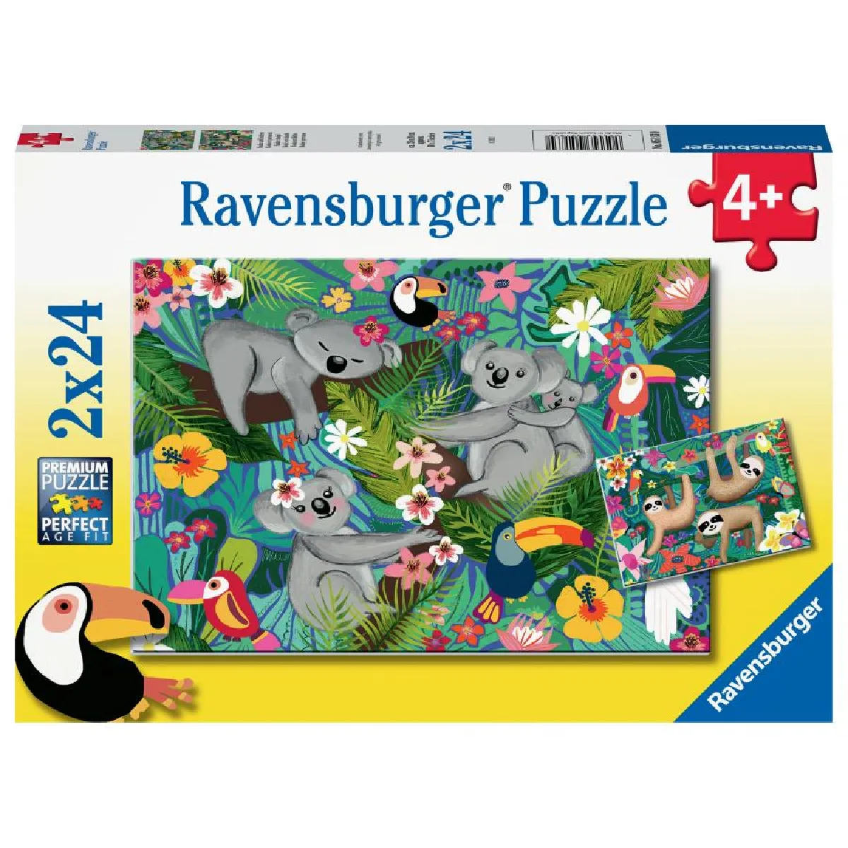 Ravensburger Puzzles 2x24 koalas et paresseux