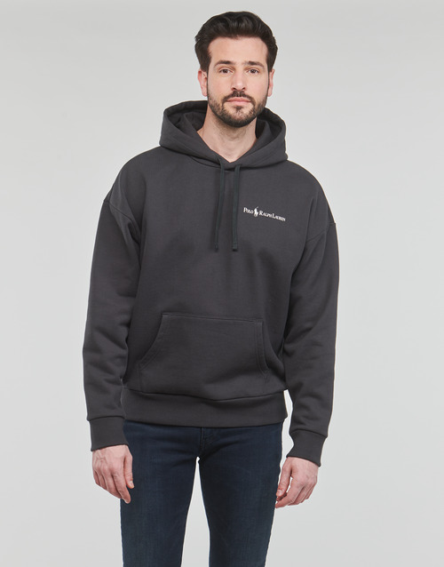 Polo Ralph Lauren - SWEATSHIRT CAPUCHE EN MOLLETON AVEC BRANDING Negro