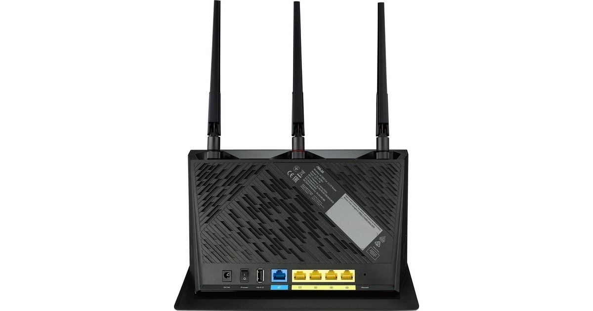 ASUS4G-AC86U wlan lte router  (Zwart/rood)