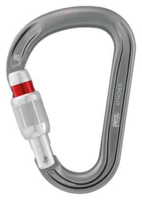 Mousqueton Screw-Lock Petzl Attache Gris
