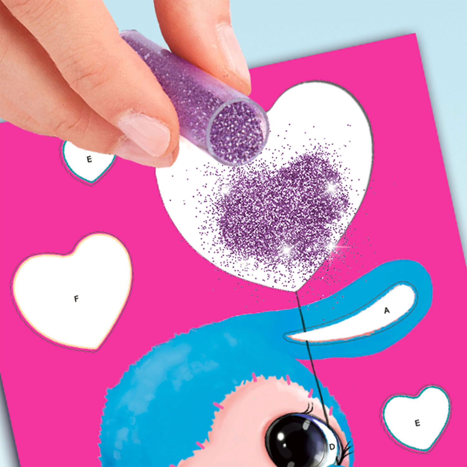 Maak je eigen Glitterkaarten - Ylvi & the Minimoomis