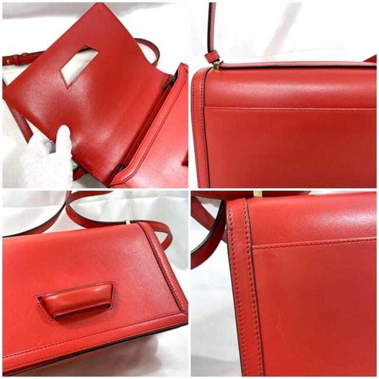 Loewe Vintage Loewe Crossbody Bag Red
