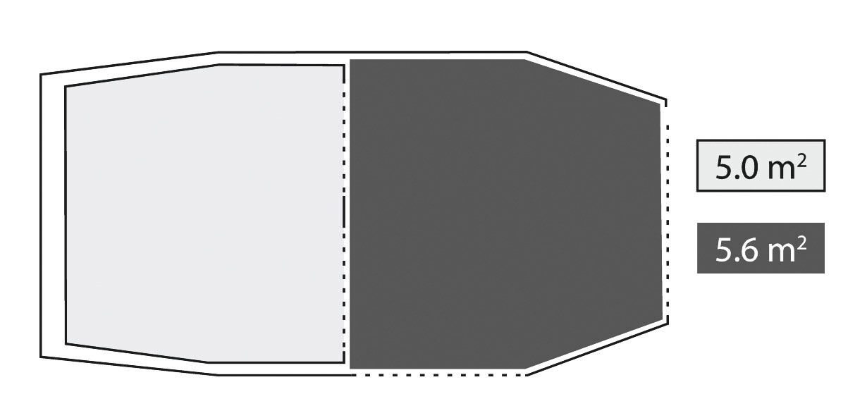 Robens Cima Versa 4 Tunnelzelt für 4 Personen