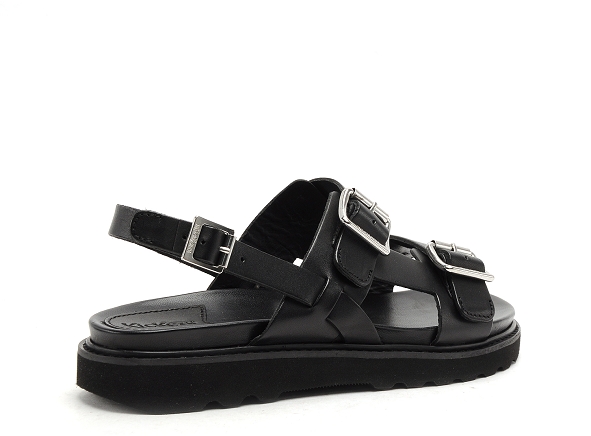Kickers nu pieds plats femme neosummer noir